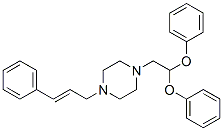 1-(2-(diphenyloxy)ethyl)-4-(3-phenylallyl)piperazine|