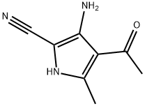 1H-Pyrrole-2-carbonitrile, 4-acetyl-3-amino-5-methyl- (9CI) Structure