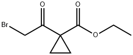 ethyl 1-(2-broMoacetyl)cyclopropanecarboxylate 化学構造式