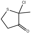 3(2H)-Thiophenone,  2-chlorodihydro-2-methyl- 化学構造式