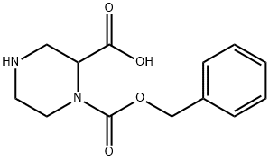 1-CBZ-哌嗪-2-羧酸,129365-24-8,结构式