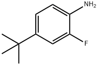 BENZENAMINE, 4-(1,1-DIMETHYLETHYL)-2-FLUORO-,129373-04-2,结构式