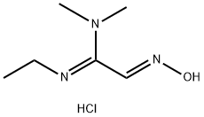 N'-Ethyl-2-(hydroxyiMino)-N,N-diMethylacetiMidaMide Hydrochloride Structure