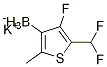 2,5-二甲基噻吩-3-三氟硼酸钾 结构式