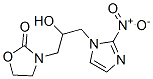 3-(2-hydroxy-3-(2-nitro-1H-imidazol-1-yl)propyl)-2-oxazolidinone Structure