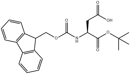 芴甲氧羰基-L-天冬氨酸-1-叔丁酯,129460-09-9,结构式