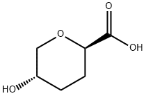 2H-Pyran-2-carboxylicacid,tetrahydro-5-hydroxy-,trans-(9CI) Structure