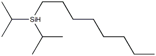 DIISOPROPYLOCTYLSILANE 化学構造式