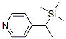 Pyridine, 4-[1-(trimethylsilyl)ethyl]- (9CI),129548-86-3,结构式