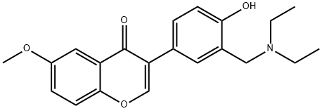 129596-76-5 7-methoxy-4'-hydroxy-3'-diethylaminomethylisoflavone
