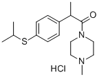 2-(4-(2-Propylthio)phenyl)propiono(4-methylpiperazide) hydrochloride|