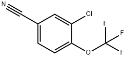 3-Chloro-4-(trifluoromethoxy)benzonitrile Struktur