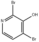 2,4-Dibromo-3-hydroxypyridine 化学構造式