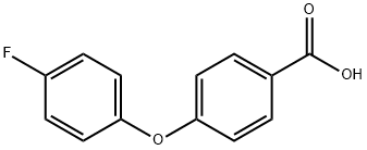 4-(4-FLUOROPHENOXY)BENZOIC ACID Structure