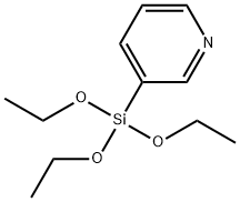 3-吡啶三乙氧基硅烷, 129663-08-7, 结构式