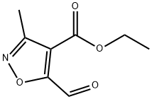 5-ホルミル-3-メチルイソキサゾール-4-カルボン酸エチル 化学構造式