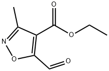 5-甲酰基-3-甲基异噁唑-4-羧酸乙酯, 129663-12-3, 结构式