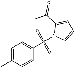 2-アセチル-1-トシルピロール 化学構造式