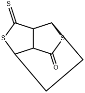 1,4-Ethano-1H,3H-thieno(3,4-c)thiophen-3-one, tetrahydro-6-thioxo- 结构式