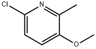 6-氯-2-甲基-3-甲氧基吡啶,129692-13-3,结构式