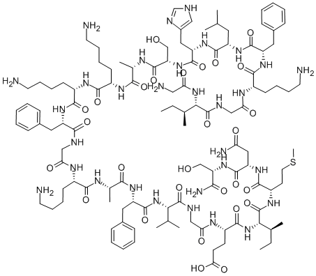 D-MAGAININ II AMIDE,129696-25-9,结构式