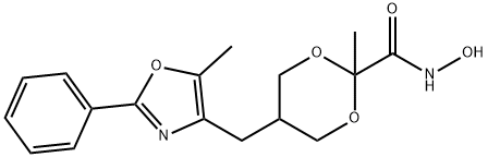 N-Hydroxy-2-Methyl-5-[(5-Methyl-2-phenyl-4-oxazolyl)Methyl]-1,3-dioxane-2-carboxaMide|N-Hydroxy-2-Methyl-5-[(5-Methyl-2-phenyl-4-oxazolyl)Methyl]-1,3-dioxane-2-carboxaMide