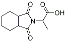 2-(1,3-dioxooctahydro-2H-isoindol-2-yl)propanoic acid Struktur