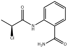 2-[(2-CHLOROPROPANOYL)AMINO]BENZAMIDE Struktur