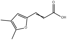 3-(4,5-二甲基-2-呋喃)丙烯酸,129800-02-8,结构式