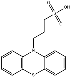 3-(10H-吩噻嗪-10-基)丙烷-1-磺酸, 129808-92-0, 结构式