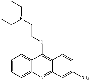 3-amino-9-(diethylaminoethylthio)acridine 结构式