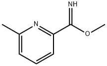 2-Pyridinecarboximidicacid,6-methyl-,methylester(9CI) 结构式