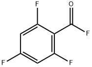 Benzoyl fluoride, 2,4,6-trifluoro- (9CI) Structure