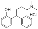 2-(4-(Dimethylamino)-1-phenylbutyl)phenol hydrochloride Struktur
