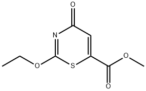 4H-1,3-Thiazine-6-carboxylicacid,2-ethoxy-4-oxo-,methylester(9CI) 结构式