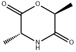 (3R,6S)-3,6-二甲基吗啉-2,5-二酮 结构式