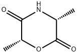 2,5-Morpholinedione,3,6-dimethyl-,(3R-cis)-(9CI) Structure