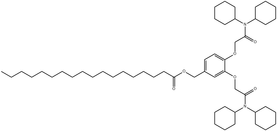 4-OCTADECANOYLOXYMETHYL-N,N,N',N'-TETRACYCLOHEXYL-1,2-PHENYLENEDIOXYDIACETAMIDE|钠离子载体V