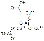 乙酸亞砷酸銅, 1299-88-3, 结构式