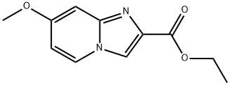 IMidazo[1,2-a]pyridine-2-carboxylic acid, 7-Methoxy-, ethyl ester Struktur