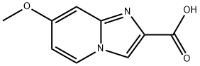 IMidazo[1,2-a]pyridine-2-carboxylic acid, 7-Methoxy- Struktur