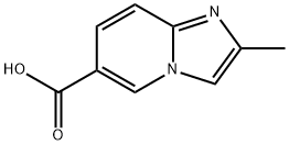 2-甲基-6-咪唑并[2,1-F]吡啶羧酸,129912-22-7,结构式