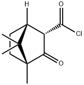 Bicyclo[2.2.1]heptane-2-carbonyl chloride, 4,7,7-trimethyl-3-oxo-, (1R,2S,4R)- (9CI) Structure