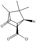 Bicyclo[2.2.1]heptane-2-carbonyl chloride, 4,7,7-trimethyl-3-oxo-, (1R-exo)- (9CI),129940-80-3,结构式