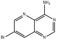 7-BROMOPYRIDO[3,2-D]PYRIMIDIN-4-AMINE 结构式
