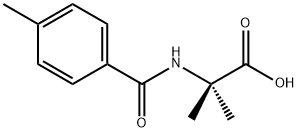 Alanine,  2-methyl-N-(4-methylbenzoyl)- 结构式