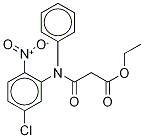 5'-Chloro-2'-nitro-N-phenyl-Malonanilic Acid-d5 Ethyl Ester Structure