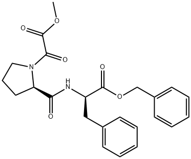 CH3OCOCO-DPRO-DPHE-O-BENZYLESTER: CH3OCOCO-DP-DF-O-BENZYLESTER,129988-00-7,结构式