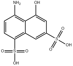 4-Amino-5-hydroxynaphthalin-1,7-disulfonsure