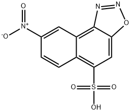 8-硝基萘[1,2-D][1,2,3]恶二唑-5-磺酸,130-59-6,结构式